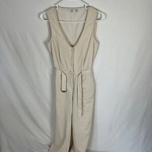 Obey vista sleeveless jumpsuit size 25 with belt